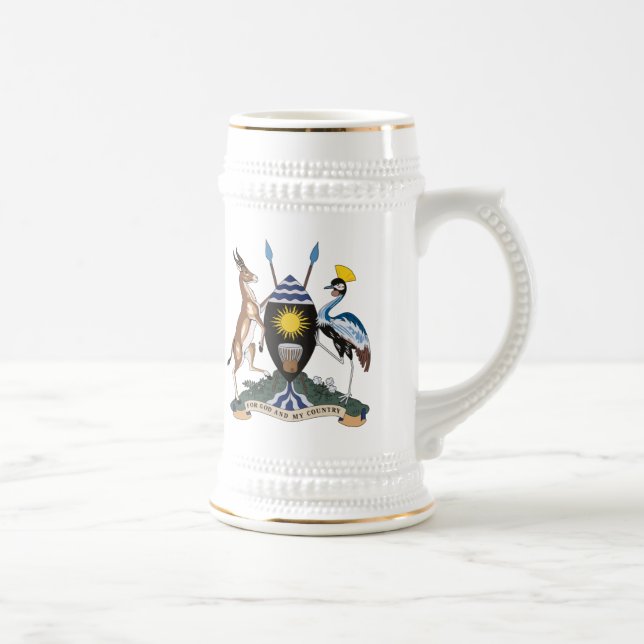 Uganda Coat of Arms Mug (Right)