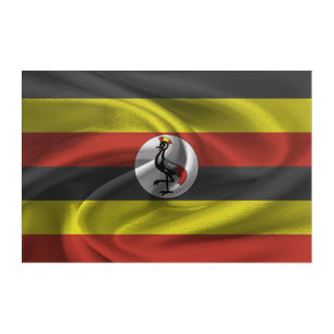 Uganda Flag Acrylic Print