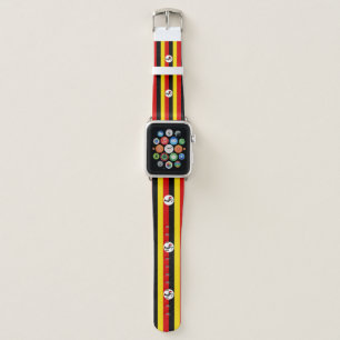 Uganda Flag Apple Watch Band