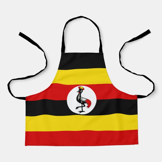 Uganda Flag Apron (Front)