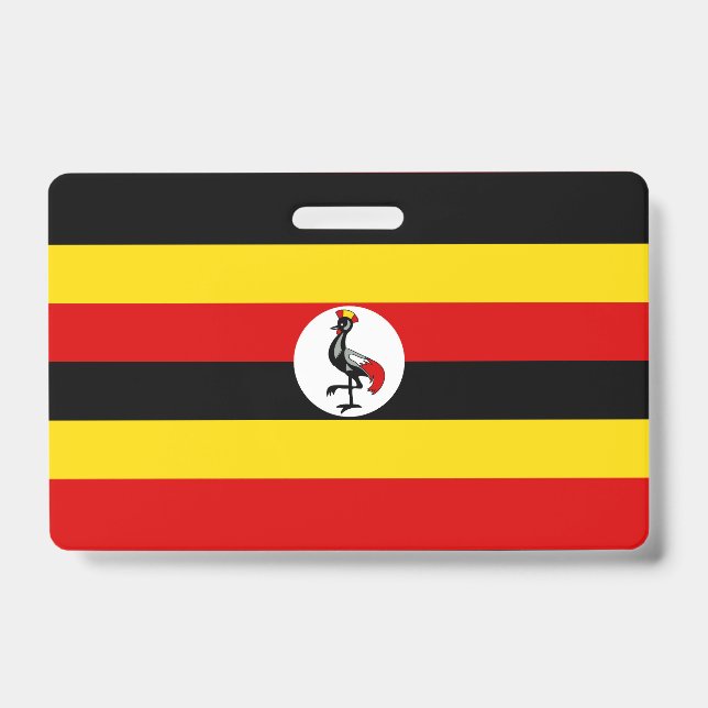 Uganda flag badge (Front)