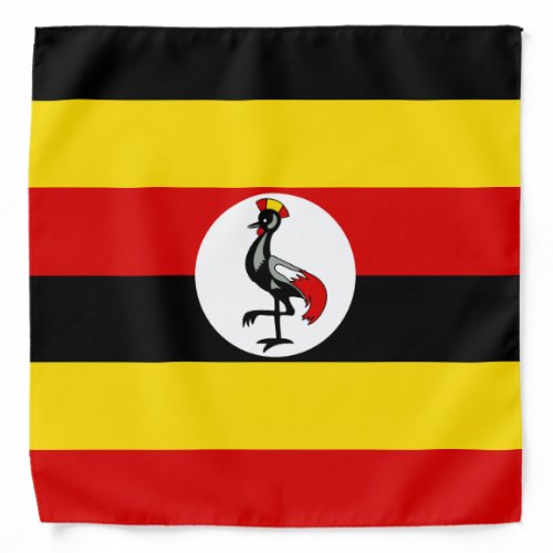 Uganda flag bandana
