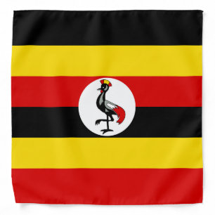 Uganda flag bandana