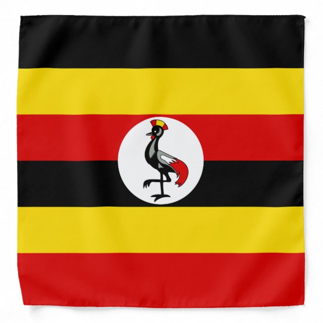 Uganda flag bandana (Front)
