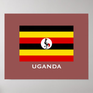 Uganda Flag Classic Flag Poster