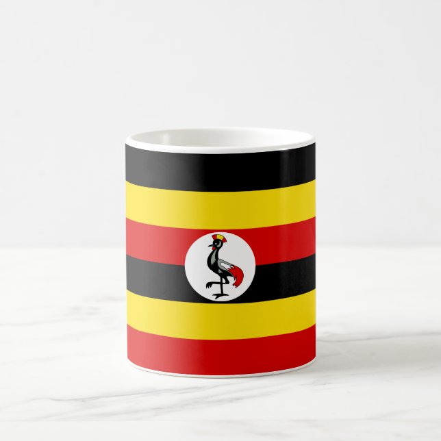 Uganda Flag Coffee Mug (Center)