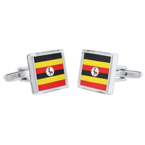 Uganda Flag Cufflinks