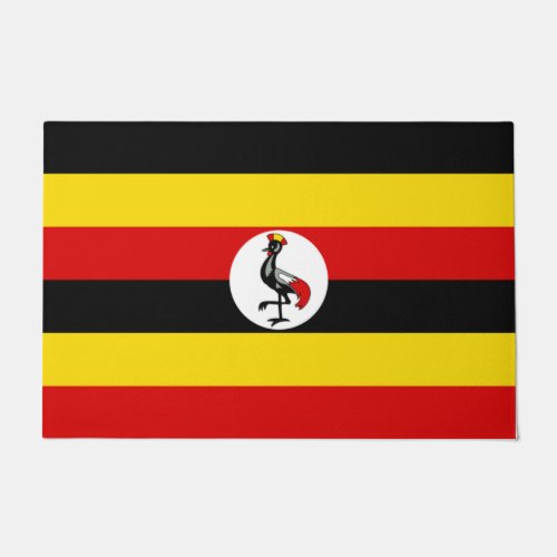 Uganda Flag Doormat