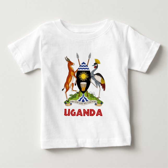 UGANDA -  flag/emblem/coat of arms/symbol Baby T-Shirt (Front)