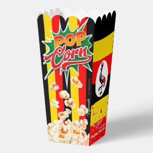 Uganda flag favor boxes