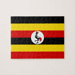 Uganda flag jigsaw puzzle
