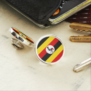 Uganda flag lapel pin