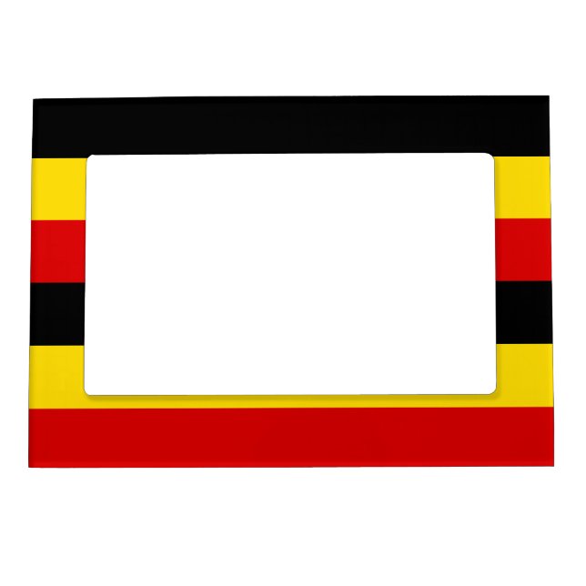 Uganda flag magnetic frame (Front)