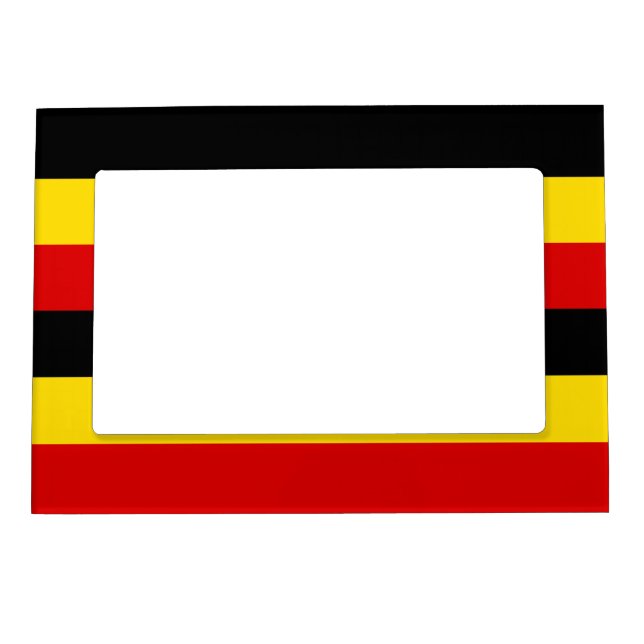 Uganda flag magnetic frame (Front)