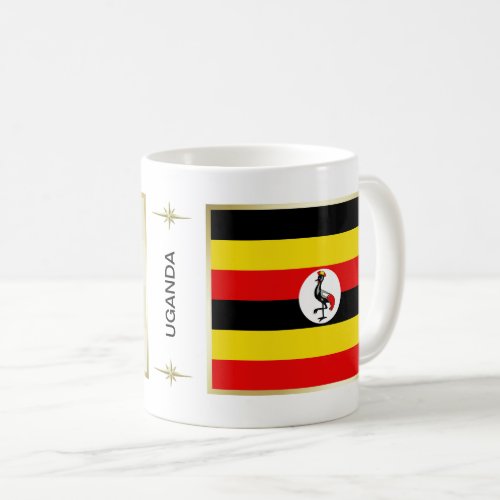 Uganda Flag  Map Mug