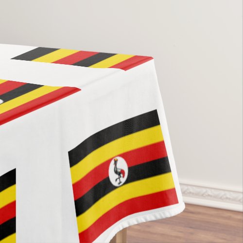 UGANDA FLAG MAP Stylish Patriotic Ugandan Tablecloth