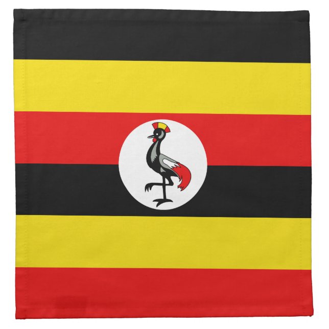 Uganda Flag Napkin (Front)