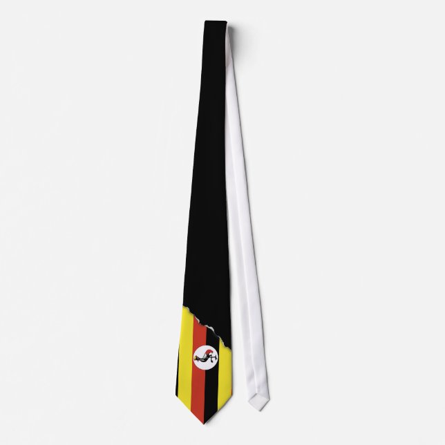 Uganda Flag Neck Tie (Front)