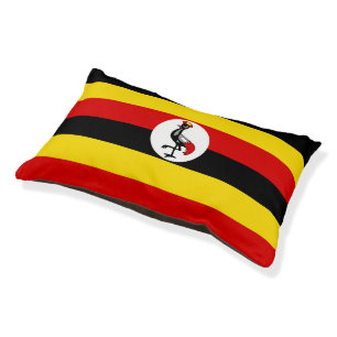 Uganda flag pet bed