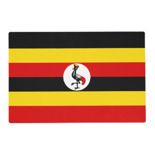 Uganda flag placemat