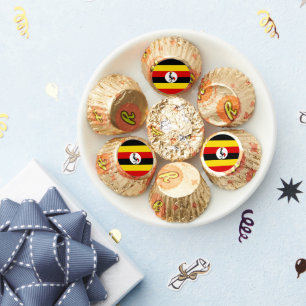 Uganda flag reese's peanut butter cups