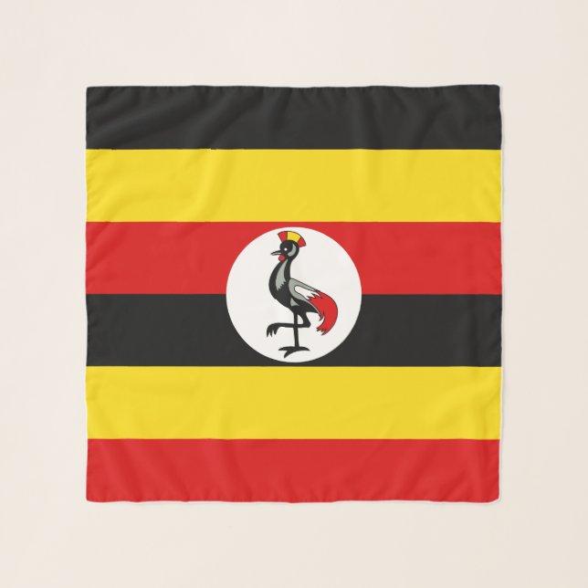 Uganda Flag Scarf (Front)