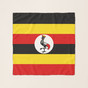 Uganda flag scarf