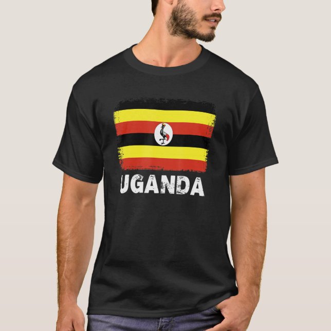 Uganda Flag Support Ugandan People Women T-Shirt (Front)