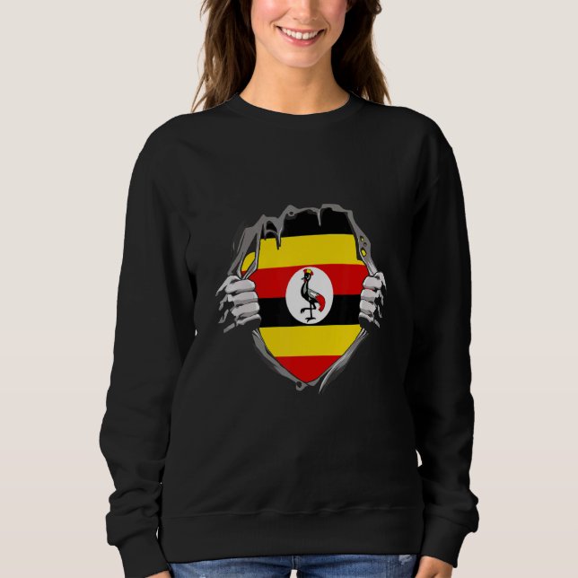 Uganda Flag Sweatshirt (Front)