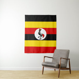 Uganda flag tapestry