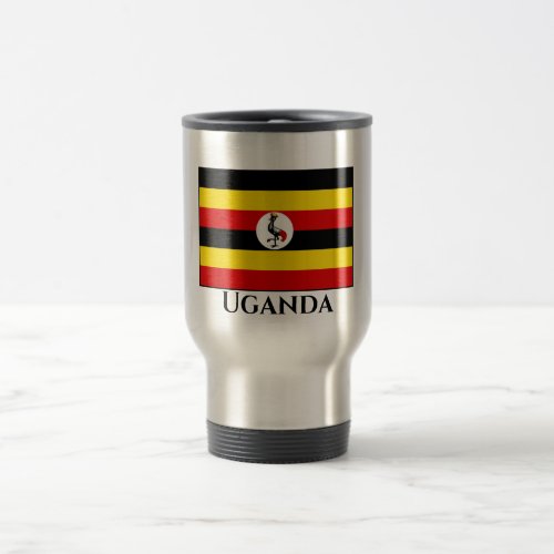 Uganda Flag Travel Mug