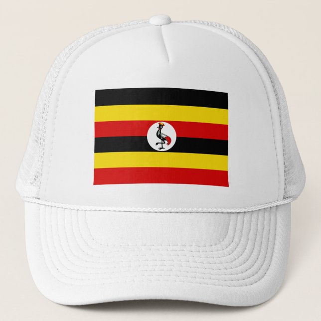 Uganda Flag Trucker Hat (Front)