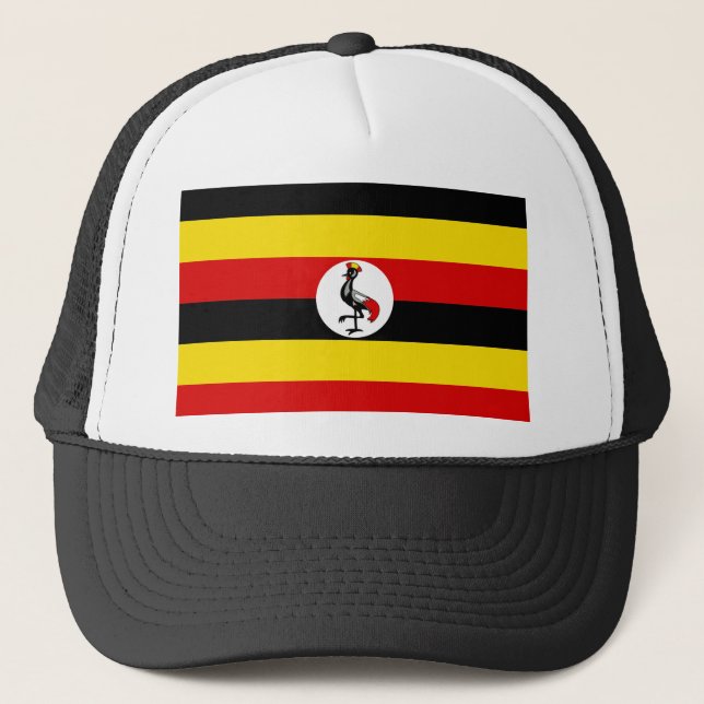 Uganda Flag Trucker Hat (Front)