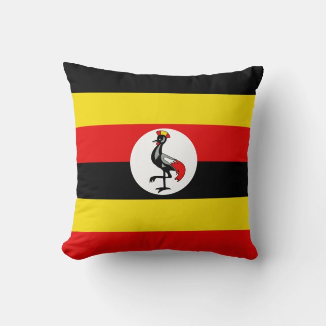 Uganda Flag x Flag Pillow (Front)