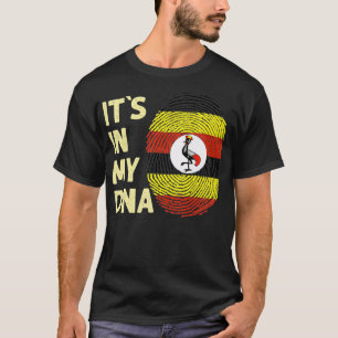 Uganda In My DNA Ugandan Flag Team Uganda redneck T-Shirt