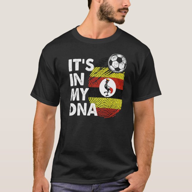 Uganda In My Dna Ugandan Flag Team Uganda T-Shirt (Front)