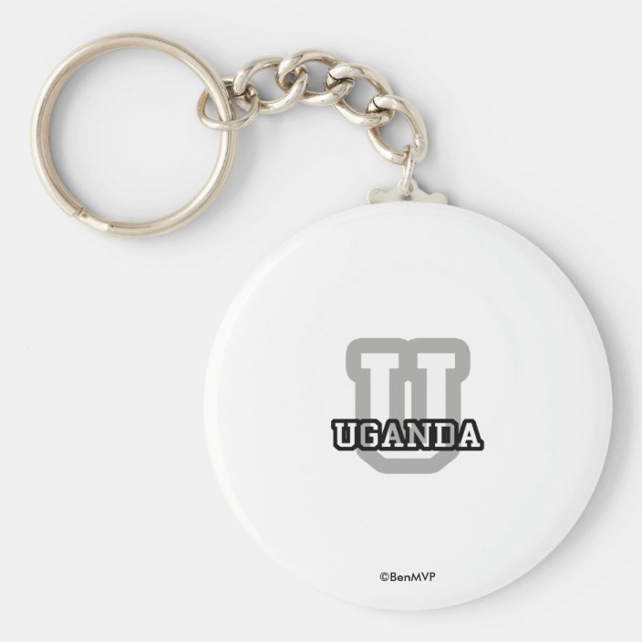 Uganda Key Chain