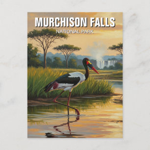 Uganda Murchison Falls National Park Travel Postcard