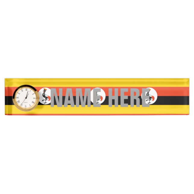 Uganda Name Plate (Front)