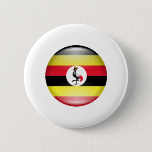 Uganda Pinback Button (Front)