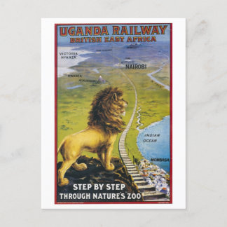 Uganda Railway, British East Africa Postcard
