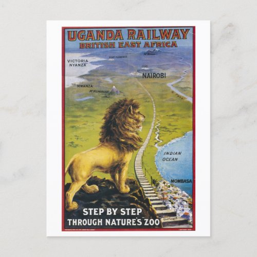 Uganda Railway British East Africa Postcard