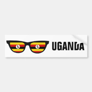Uganda Shades custom text & color bumpersticker Bumper Sticker