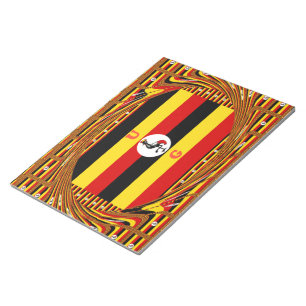Uganda the Pearl of Africa Art Print Notepad