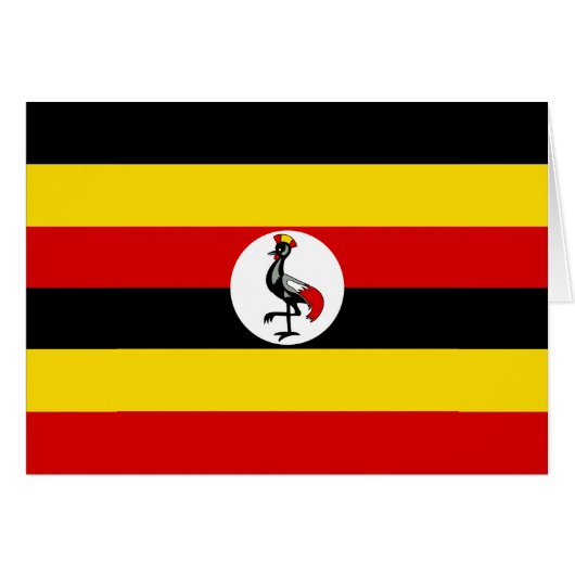 Uganda – Ugandan Flag Cards (Front Horizontal)