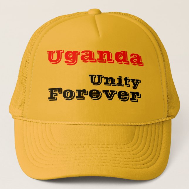 Uganda unity forever trucker hat (Front)