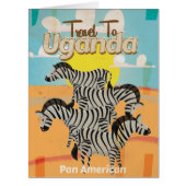 Uganda Vintage Travel Poster (Front)