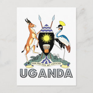 Ugandan Emblem Postcard