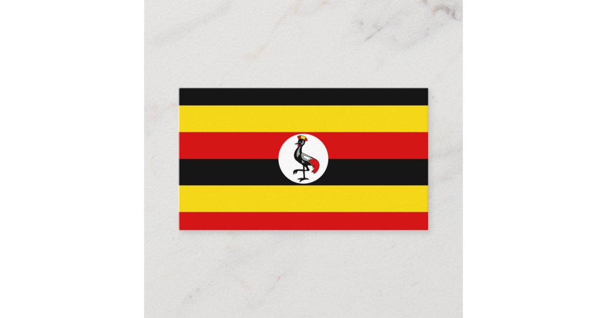 Ugandan Flag, Flag of Uganda Business Card Zazzle