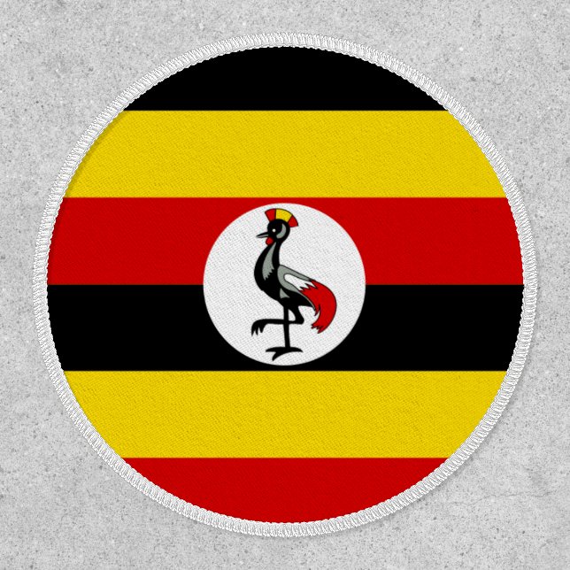 Ugandan Flag, Flag of Uganda Patch (Front)
